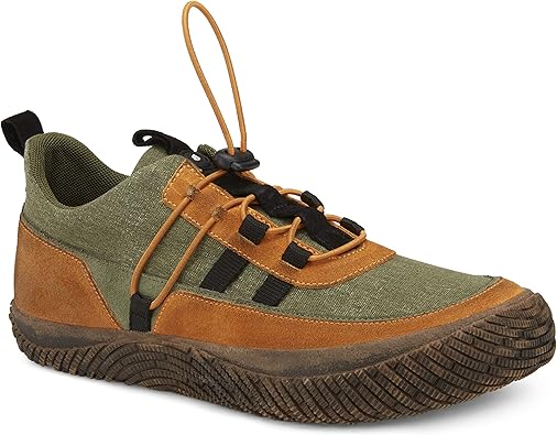 hybrid green label artful suede sneaker
