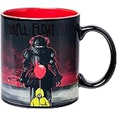 Silver Buffalo IT You'll Float Too Balloon Heat Reveal 20oz Ceramic Mug