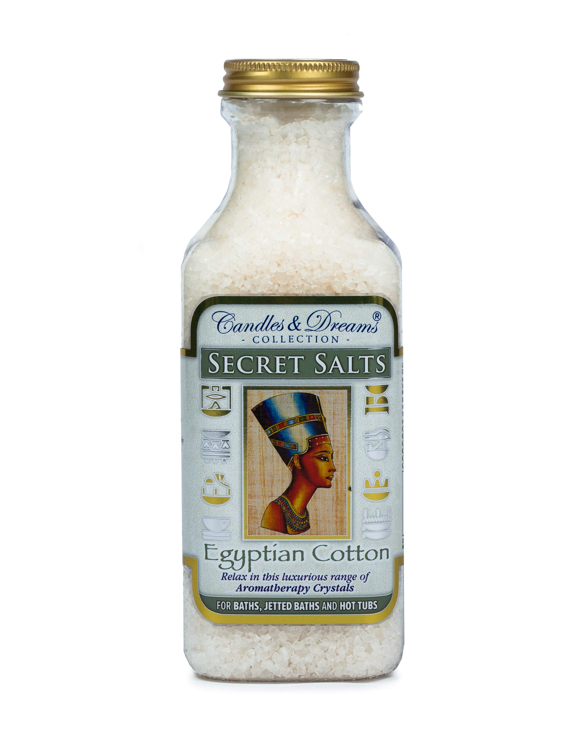Candles and dreams Hot tub spa/ Bath aromatherapy scents crystals ( Egyptian Cotton) Vegan (500g)