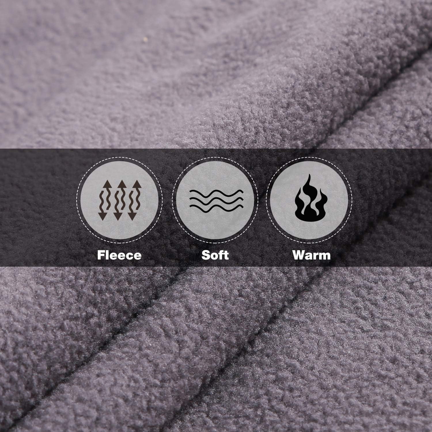 REDCAMP Large Waterproof Stadium Blanket for Cold Weather, Soft Warm Fleece Camping Blanket Windproof for Outdoor Sports, Blue: Kitchen & Dining