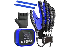 GXXZDN Rehabilitation Robot Gloves Upgrade Hemiplegia Hand Stroke Recovery Equipment with USB Chargeable and Strength Adjustment