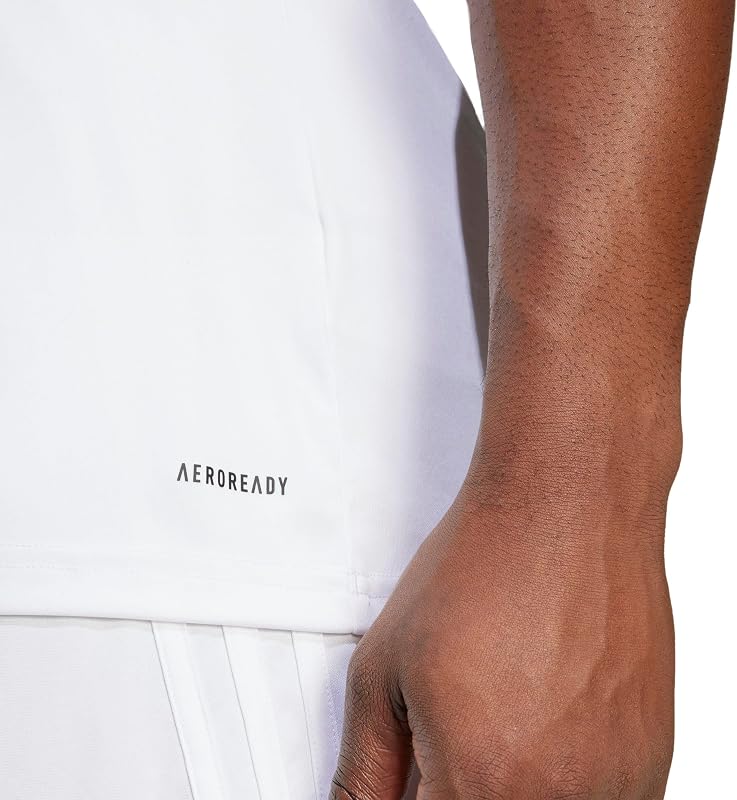 Homme Squadra25 Jersey Short Sleeve Shirt, White/White/Black, M — photo 5 sur 7