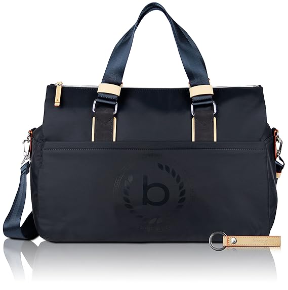 bugatti Ladies Lido - Reisetasche mit RFID Fach für Damen, Navy blau + Schlüsselanhänger