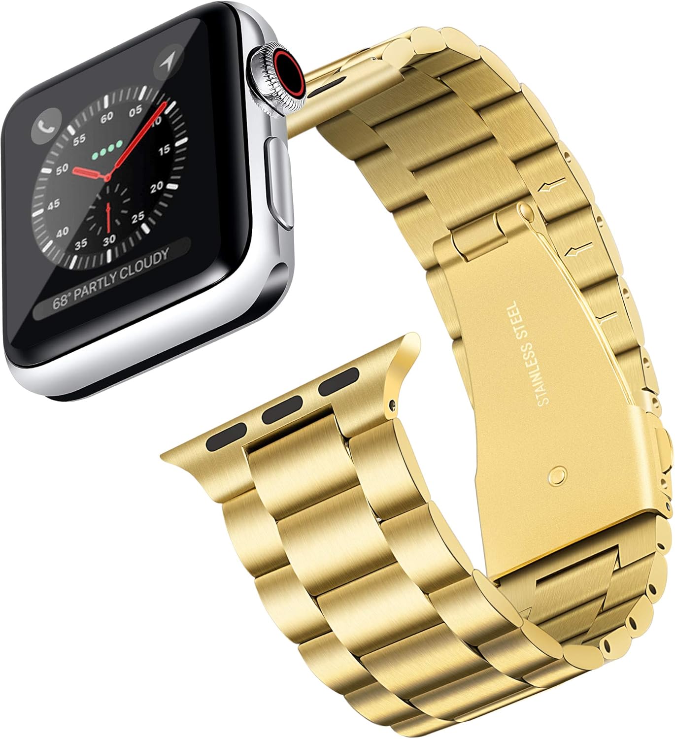 real gold apple watch band 42mm