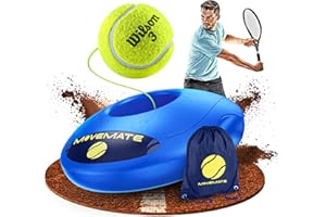 MOVEMATE Tennis-Trainer Set with Wilson® Tennis Ball | Innovative Ball Game for Outdoors, in The Garden, in The Park for Children & Adults | Incl. Transport Bag & Exercise Videos