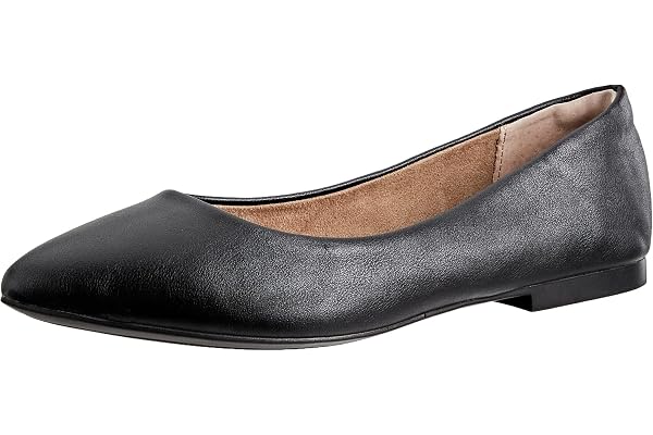 Amazon Essentials Womens Pointed-Toe Ballet Flat
