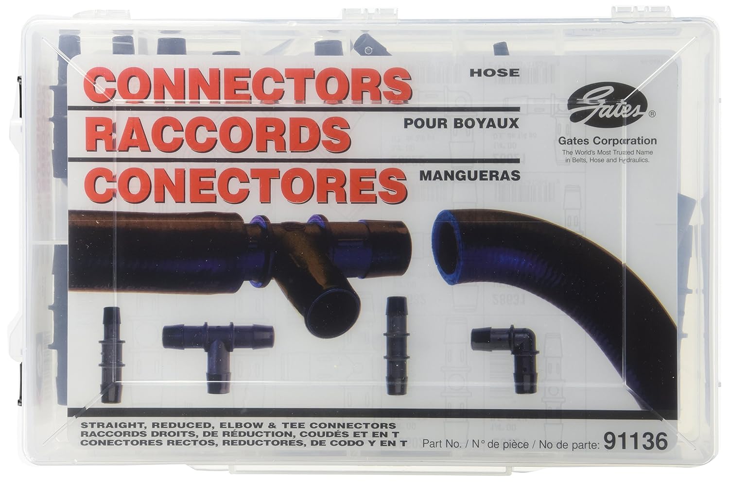 Heater Gates 91136 Heater Hose Connector Assortment Replacement Parts