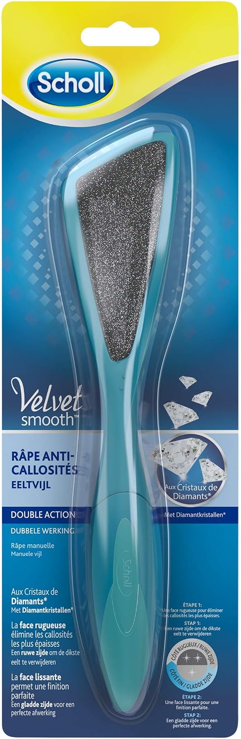 Scholl Double Action Grater Diamond Crystals - Pack of 2, Neutral, 1 count (Pack of 2)