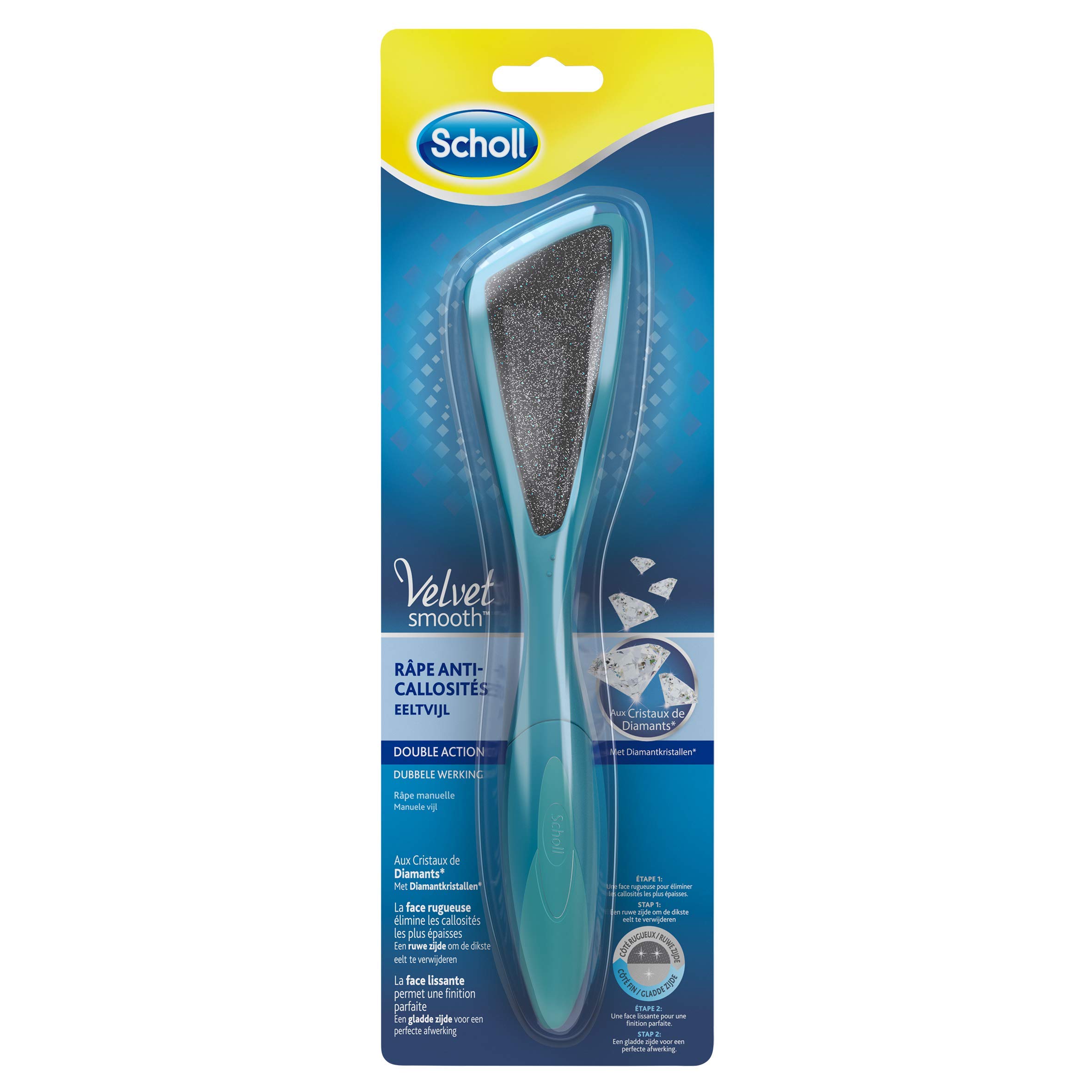 Scholl Double Action Grater Diamond Crystals – Pack of 2