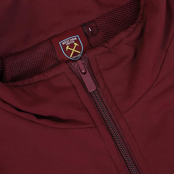 west ham retro tracksuit top