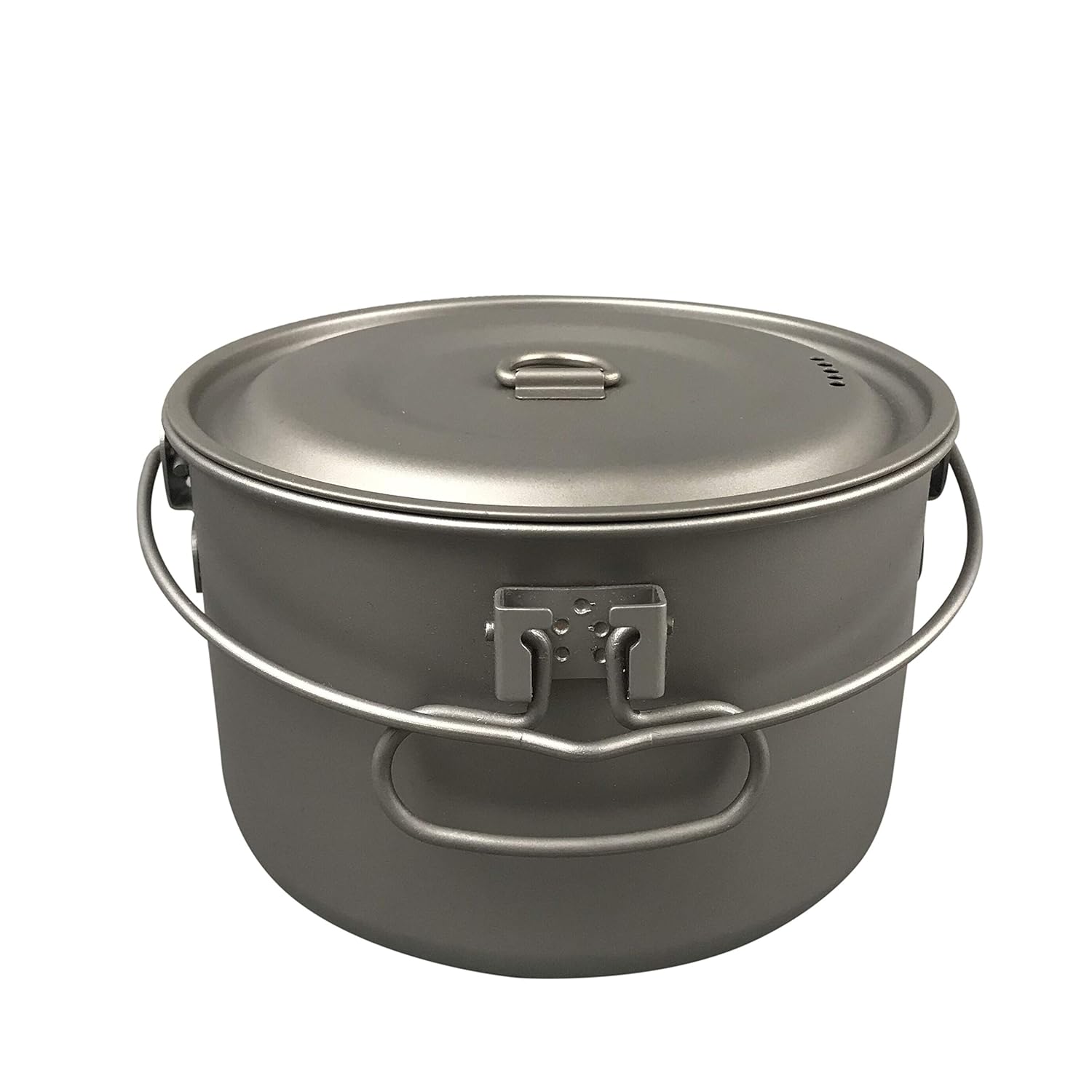 Camping Pot with Lid 1300ml Jolmo Lander Titanium Pot with Bail Handle