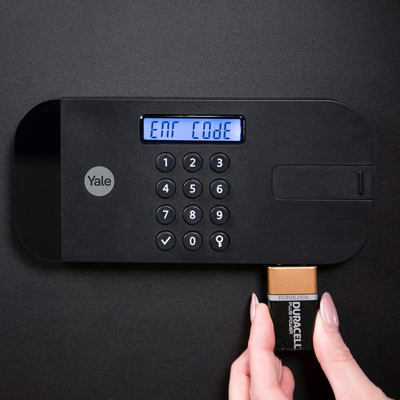 - Motorisierter Tresor - Laptop - YLEB/200/EB1 - Hohe Sicherheit - Schwarz