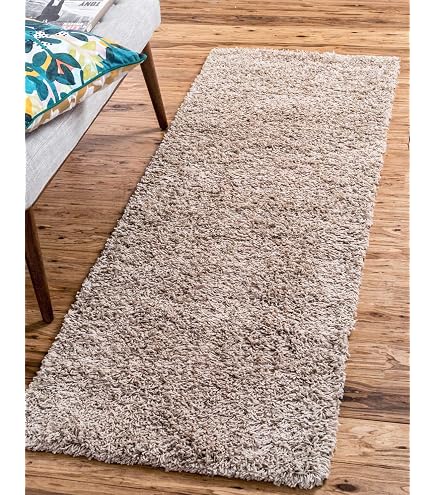 Unique Loom Del Mar Collection Tapis - Sarah (61 X 244 Cm, Beige Foncé