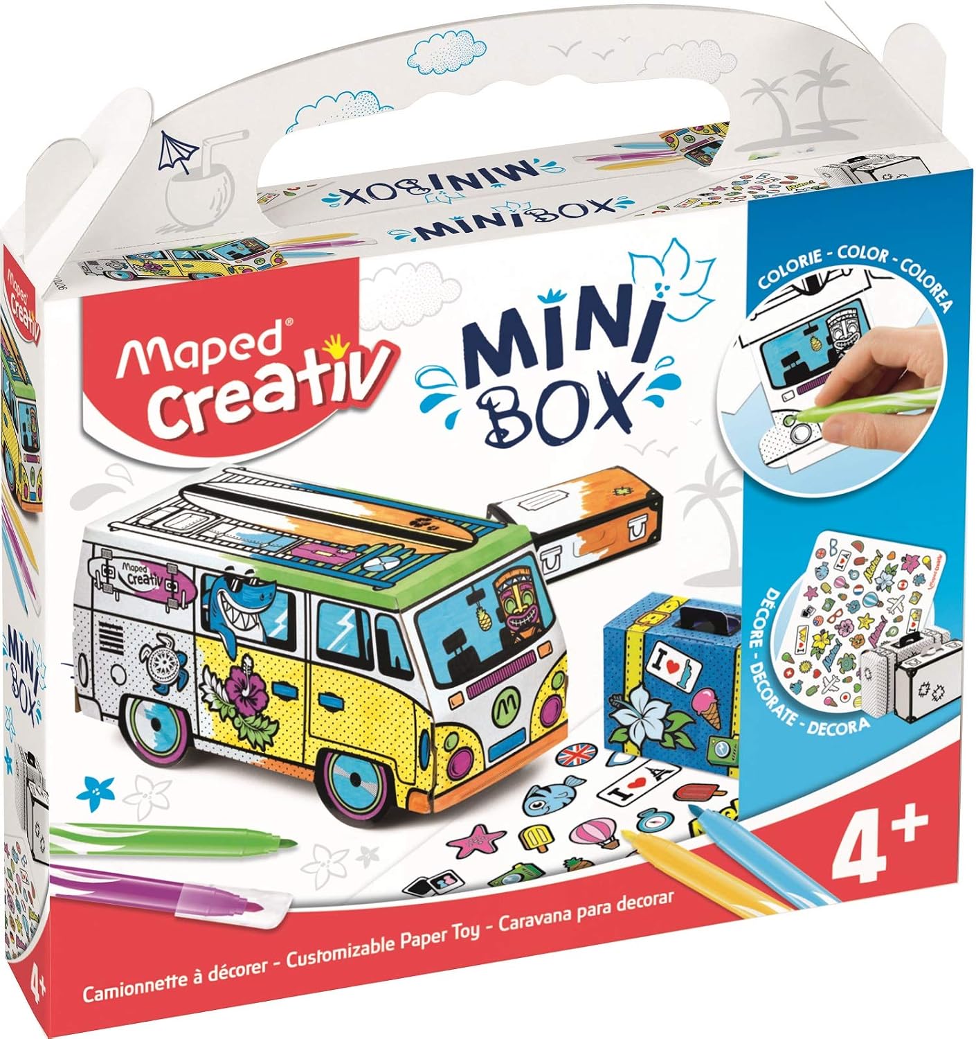 Maped Creativ Mini Box - Paper Camper Van Toy