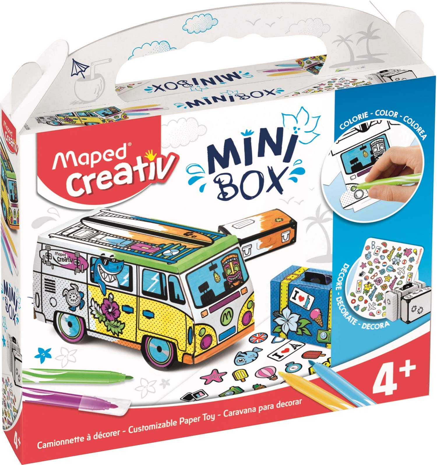 Maped Creativ Mini Box - Paper Camper Van Toy — image 1