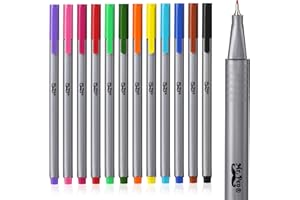 Mr. Pen- Fineliner Pens, 12 Pack, Pens Fine Point, Colored Pens, Journal Pen, Bible Journaling Pen, Journals Supplies