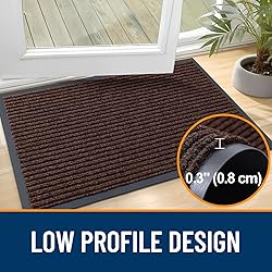 OLANLY Front Door Mat Indoor Outdoor