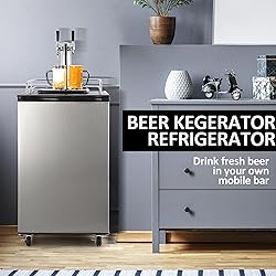 Beer Kegerator Dual Tap Draft Beer Dispenser 6.1
