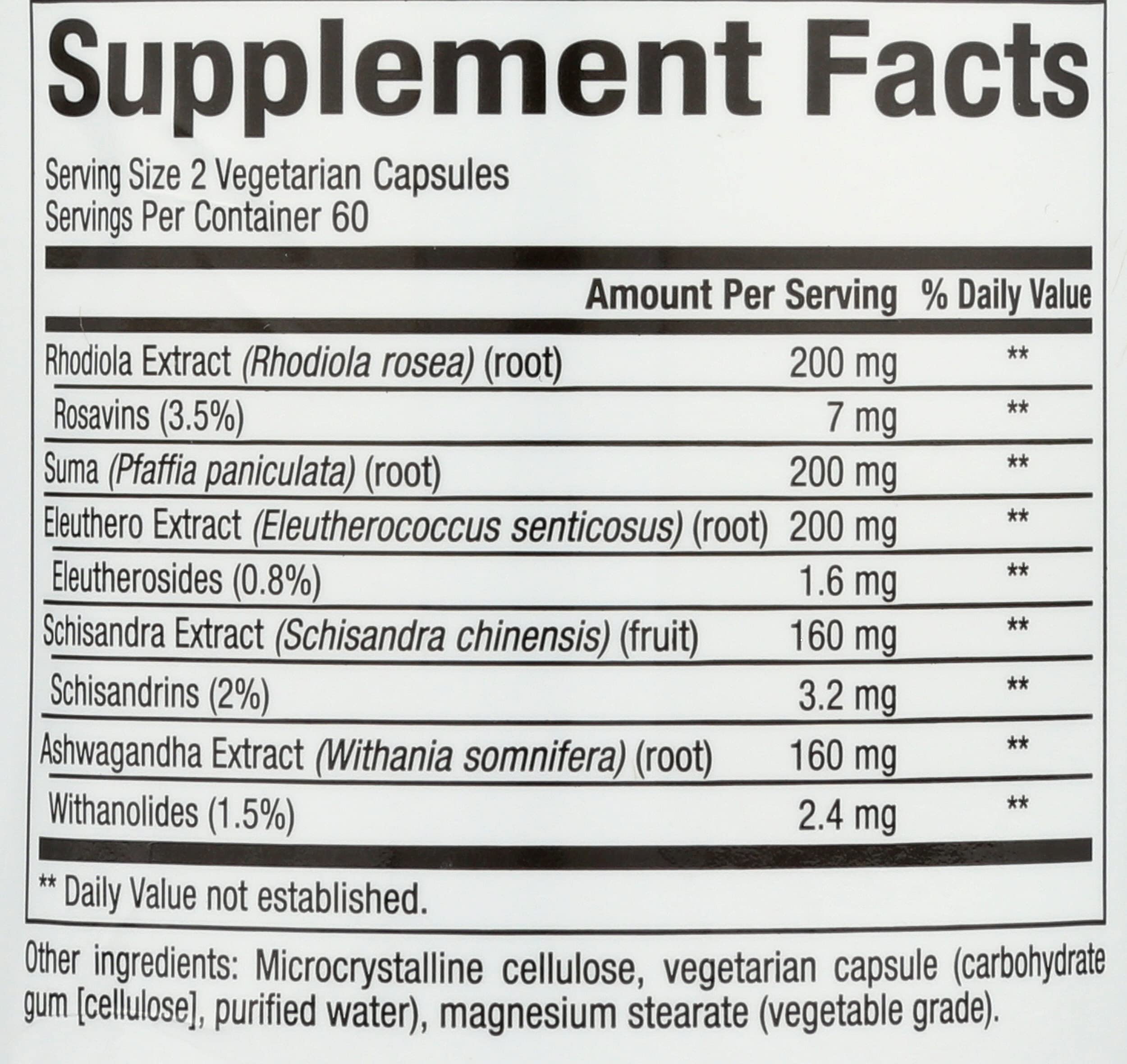 WomenSense AdrenaSense by Natural Factors, AdrenaSense, Herbal Supplement for Adrenal Support and Stress Relief, Vegan, Non-GMO, 120 Capsules