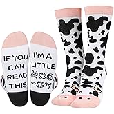 InnoBeta Cow Print Gifts Socks for Women - Gifts for Cow lovers, One Size