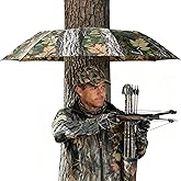 Glosaie Tree Stand Umbrella, 57" Portable Camo Deer Hunting Accessories for Men, Tree Stand Accessories for Ground Blind Shield
