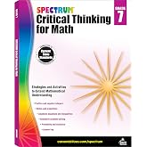 Spectrum Grade 7 Critical Thinking for Math Workbook, Mathematics Middle School Books Covering Algebra, Geometry, Ratio, Statistics, Integers, and More, Classroom or Homeschool Curriculum (Volume 49)