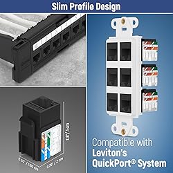 Everest Media Solutions 90° Angled CAT6A Keystone