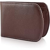 Polare Slim Curve Front Pocket RFID Blocking Italian Real Leather Bifold Wallet for Men