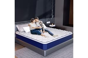 Kesyup 12 Inch Hybrid Queen Mattress in a Box - Gel Memory Foam & Pocket Springs for Back Pain Relief, Soft & Plush Fiberglass-Free Bed, CertiPUR-US Certified, 60x80 Inches