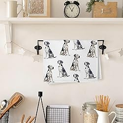 Yorhifa Great Dane Dog Kitchen Dish Towels, Great