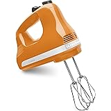 KitchenAid KHM512TG 5-Speed Ultra Power Hand Mixer, Tangerine
