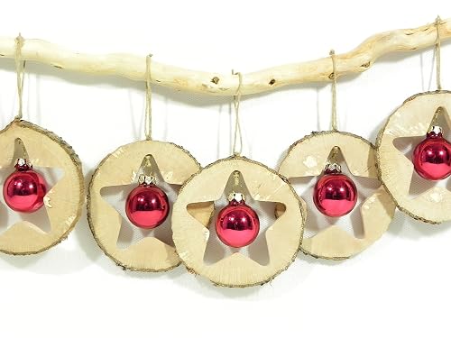 Décorations De Noël Fait Main En Bois Boules De Noël