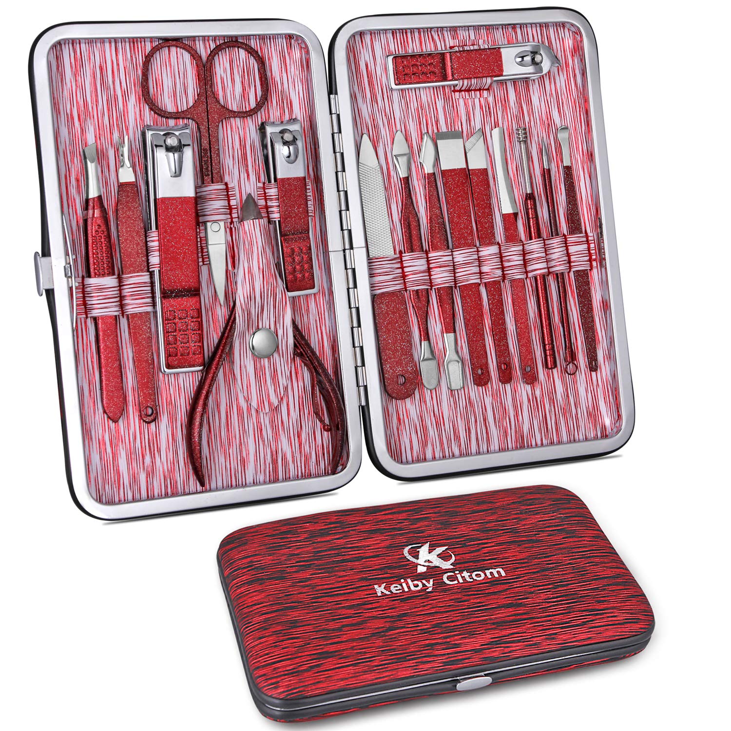 Manicure Set Professional Nail Clippers Kit 16Pcs