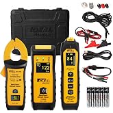 Ideal Electrical SureTrace Pro Circuit Tracer (61-950), 0-600 Volts | Non-contact voltage tester, continuity test, receptacle testing, measures AC amperage to 600A, find breakers, faults, &amp; more