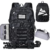 SDYSM Camera Backpack Bag Professional for DSLR/SLR Mirrorless Camera Waterproof 15.6 inch Tactical Camera Bags for Photographers with Rain Cover, Tripod Holder, Small Bag Photography Backpack Case