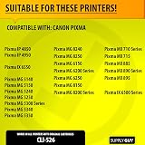Supply Guy 5x Cyan XXL CLI-526 Ink Cartridges for Canon Pixma IP4850 MG5150 view 2
