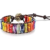 Sriomu Inspirational Gifts Healing Bracelets for Women，Get Well Soon Encouragement Gifts for Women Friends Sister Mom，Handmade Natural Stone Healing boho Friendship Jewelry for women