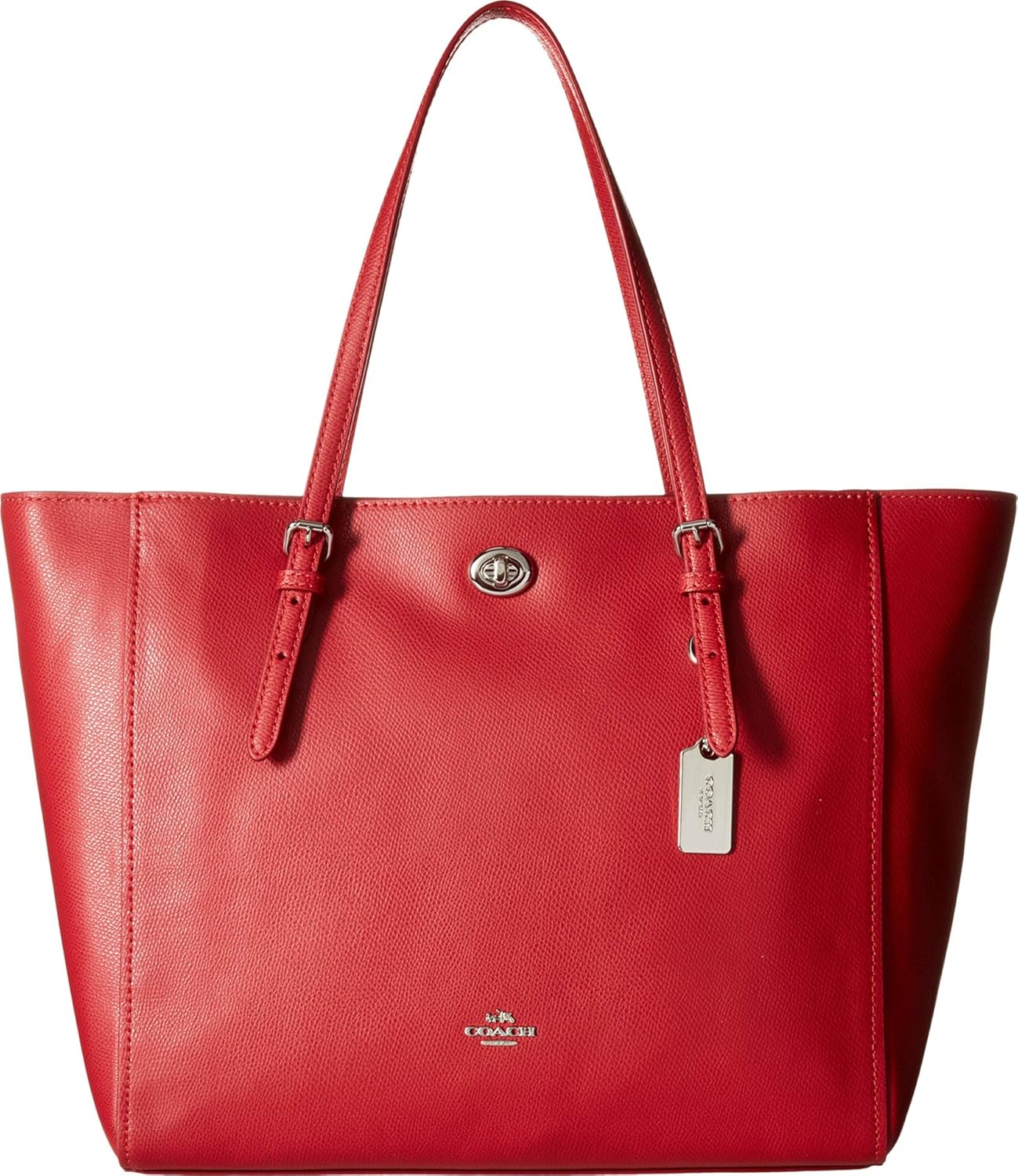 coach turnlock tote