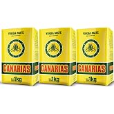 Canarias Yerba Mate Traditional Ground Leaf Tea 1kg - 2.2Lbs- Pack of 3 | Fine Cut No Stems Rich and full-bodied mate made for gourd and bombilla preparation with a classic Uruguayan profile.