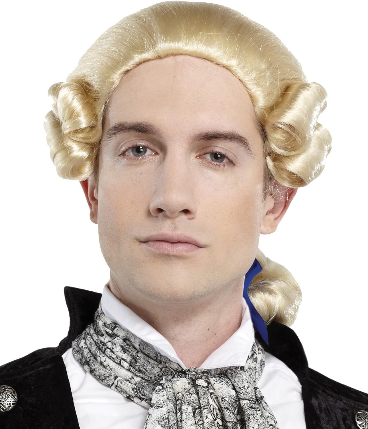 Amazon Com Uhc Ponytail Bow Wig Colonial George Washington Hair