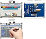 Waveshare 5 Inch Resistive Touch Screen LCD 800x480 HDMI for Raspberry Pi view 4
