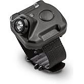 SureFire LED Wrist Flashlight - 2211 WristLight Rechargeable 300 lumens | 2211 WristLight Rechargeable LED 300 lumens 1,100 candela w/ Push-button Switch - High Impact Polymer - Black