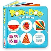 Melissa &amp; Doug Children&rsquo;s Book &ndash; Poke-a-Dot: First Shapes (Board Book with Buttons to Pop)