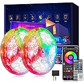 Ledagic Led Lights for Bedroom 250ft (2 Rolls of 125ft) Color Changing RGB Led Strip Lights with 60 Keys Remote and App Control, Music Sync Led Lights for Room Kitchen Party Home Decor