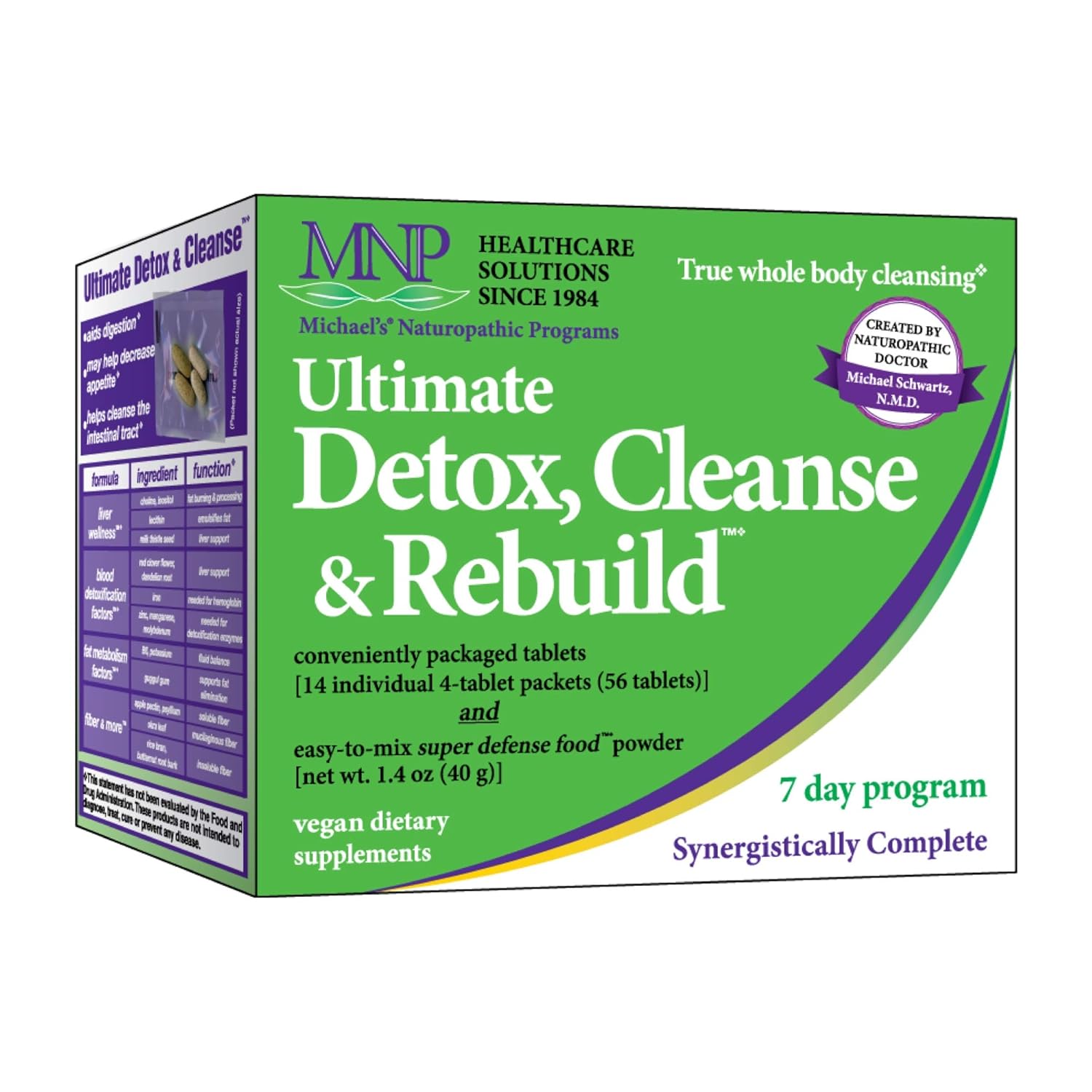 Ultimate Detox, Cleanse & Rebuild, 7Day Programme, True Whole Body
