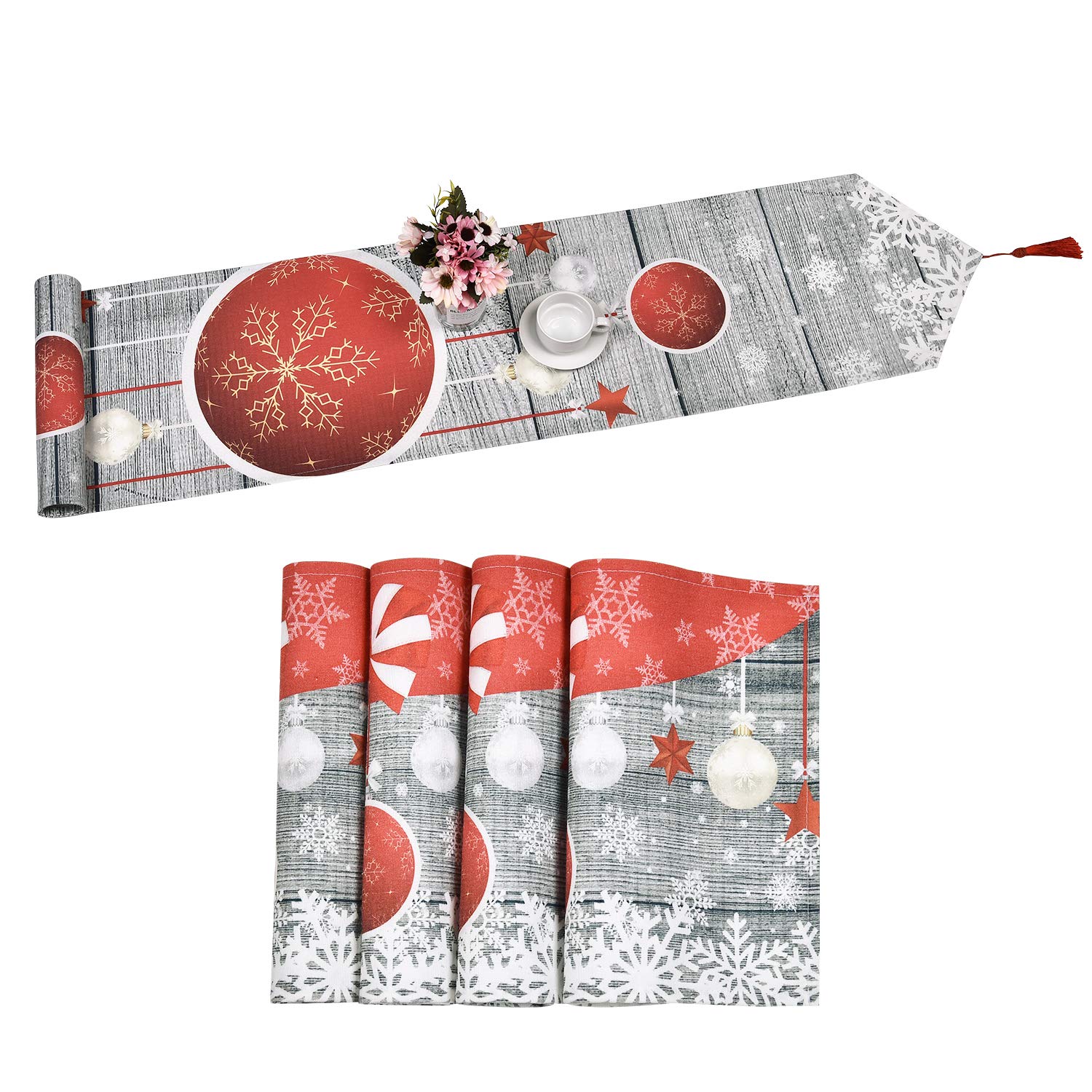 Best Table Runner And Placemat Set Of 7