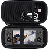 JINMEI Hard EVA Carrying Case Compatible with for Retroid Pocket 4/4pro/ Pocket 3/3 Plus Retro Game Handheld Console case (black)