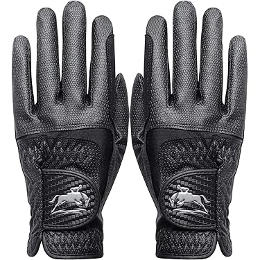 Gants de protection en cuir synthétique, doublé hiver TEGERA - Noir