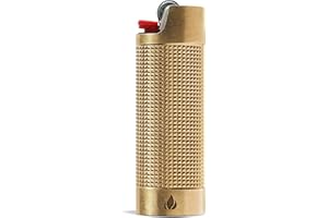 LIGHTERUSA Lighter USA - Brass Gold Sleeve Case for BIC Lighter