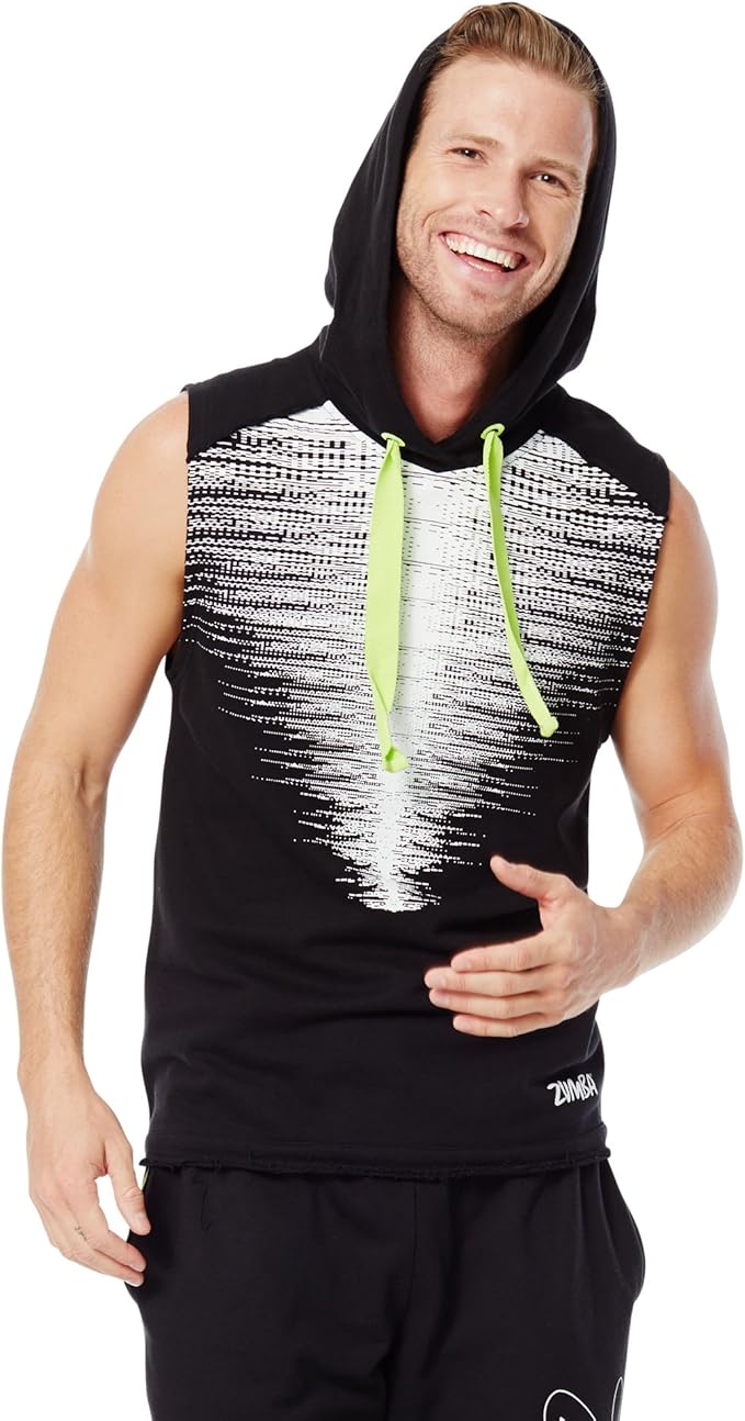 zumba sleeveless hoodie